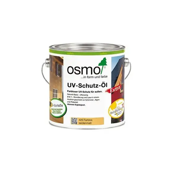 Twee - OSMO UV-beschermingsolie 420 kleurloos 0.75L-98375-1