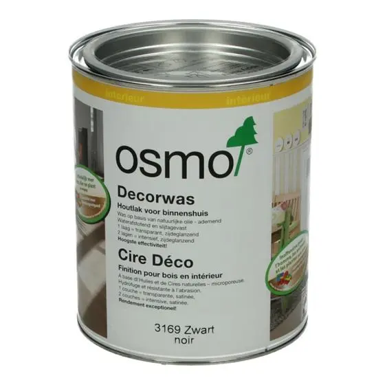 Osmo - OSMO-Decorwas-Creativ-3169-zwart-0,75L-98174-1