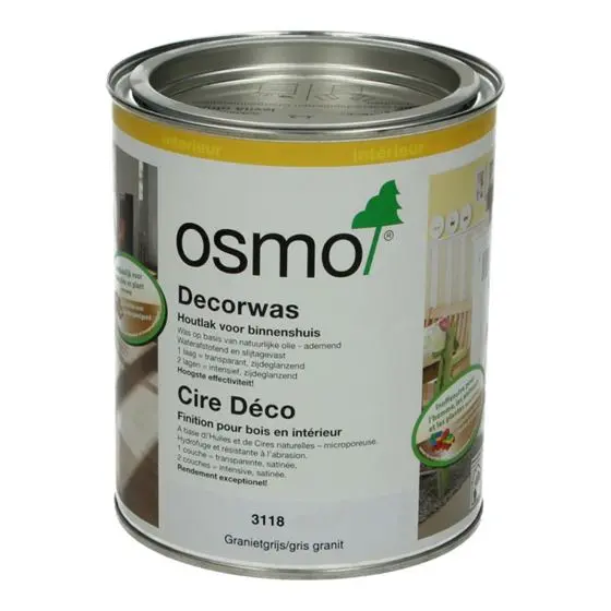 Osmo - OSMO-Decorwas-TR3118-Granietgrijs-0,75L-98164-1
