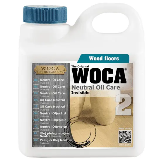 Geoliede vloer - WOCA-Oil-care-wit-1-L-97084-1