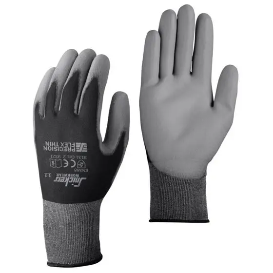 Handschoenen - Werkhandschoenen-Snickers-zwart-grijs-M,-maat-9-92295-1
