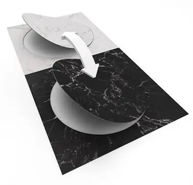 PVC vloeren - Forbo-Allura-Dryback-Material-0.70-63544DR7-Black-Marble-Circle-3
