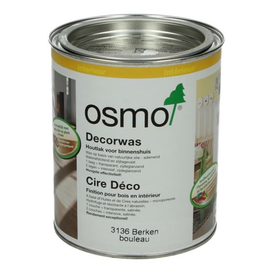 Osmo - OSMO-Decorwas-TR3136-Berken-0,75L-98132-1