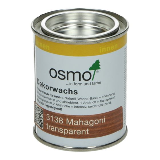 Osmo - OSMO-Decorwas-TR3138-Mahonie-0,75L-98114-1