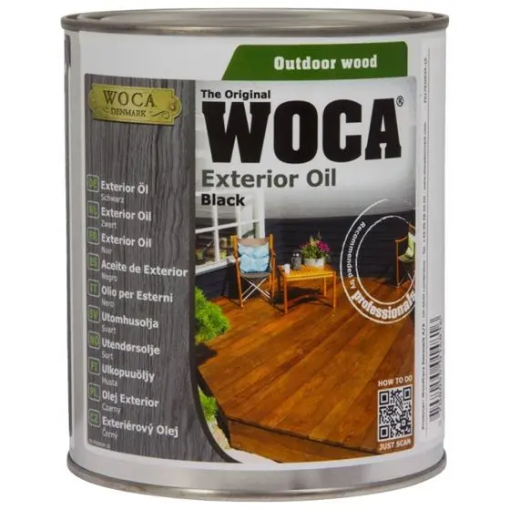 Producten voor buiten - WOCA-Exterior-Oil-Zwart-0,75-L-97407-1
