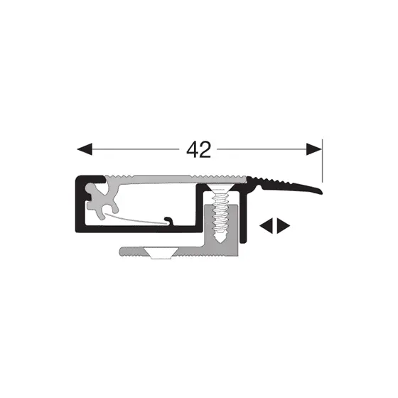Aluminium profielen - Eind-en-afwerkpr.-met-kabelgoot-7-16-mm-RVS-66155-2