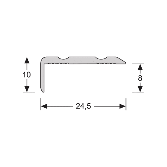 Aluminium profielen - Hoeklijnprofiel-schroef-10-mm-brons-69136-2