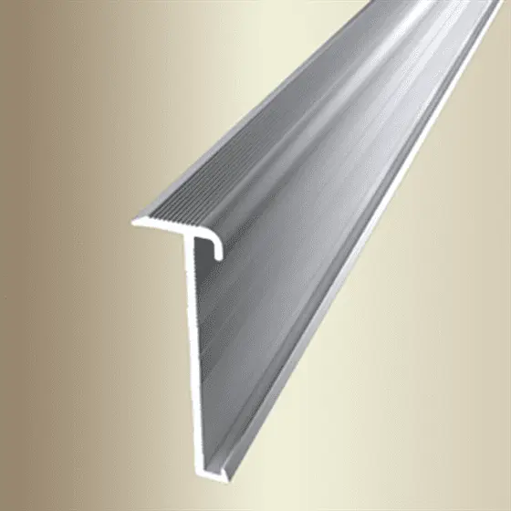 Aluminium profielen - Inschuif-trapneusprofiel-846-tot-3-mm-PVC-zilver-65441-2