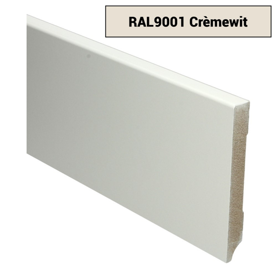 Plinten  - MDF-Moderne-plint-120x15-voorgelakt-RAL-9001-Crèmewit-15929-1