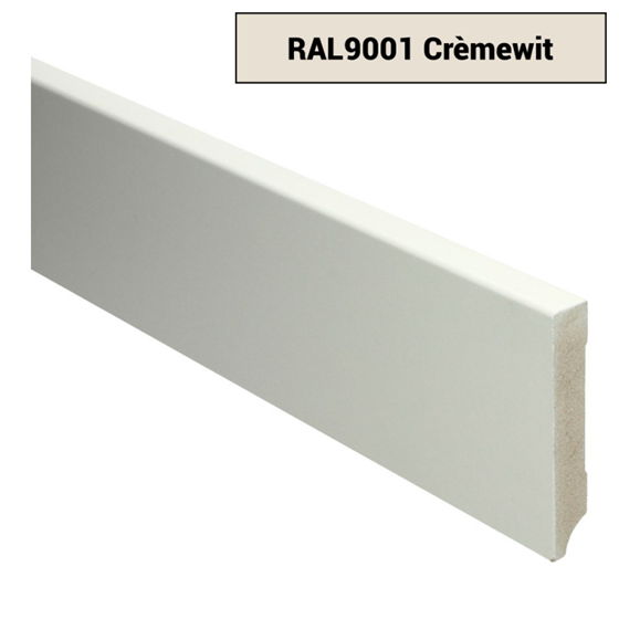 Plinten  - MDF-Moderne-plint-90x15-voorgelakt-RAL-9001-Crèmewit-15928-1